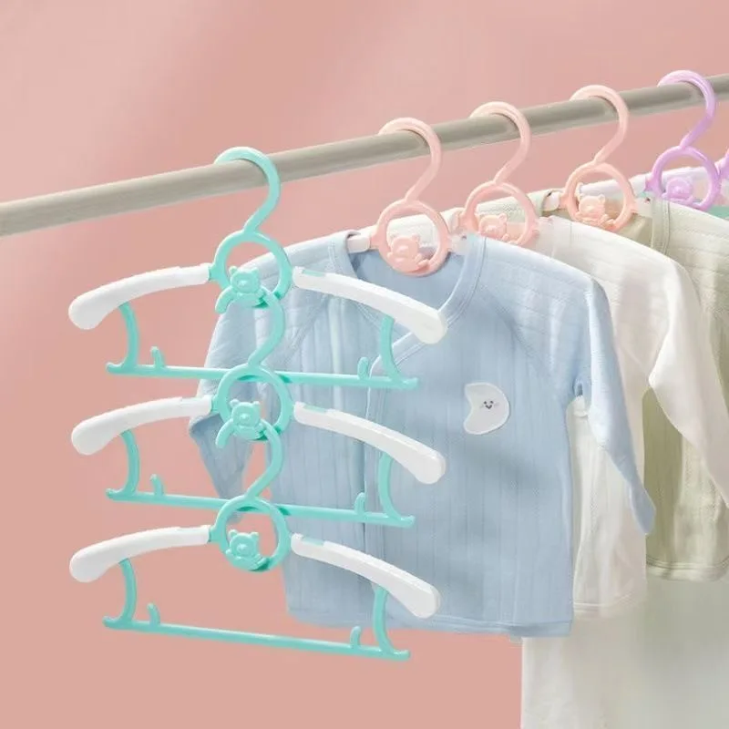 Baby Clothing Wardrobe - 5/10/20Pcs Extendable Baby Nursery Closet Hanger