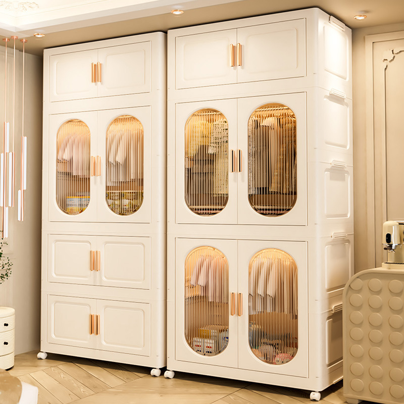 Baby Clothing Wardrobe - Thickened Storage Cabinet for Home Bedroom