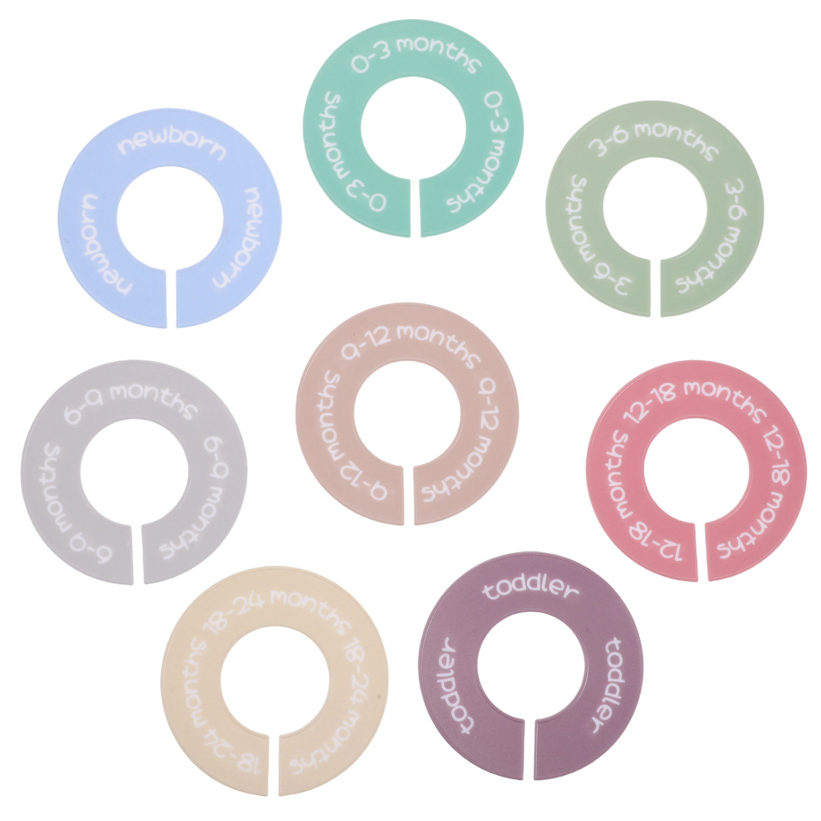 8Pcs Baby Closet Dividers Infa - Baby Clothing Wardrobe 评论和价格