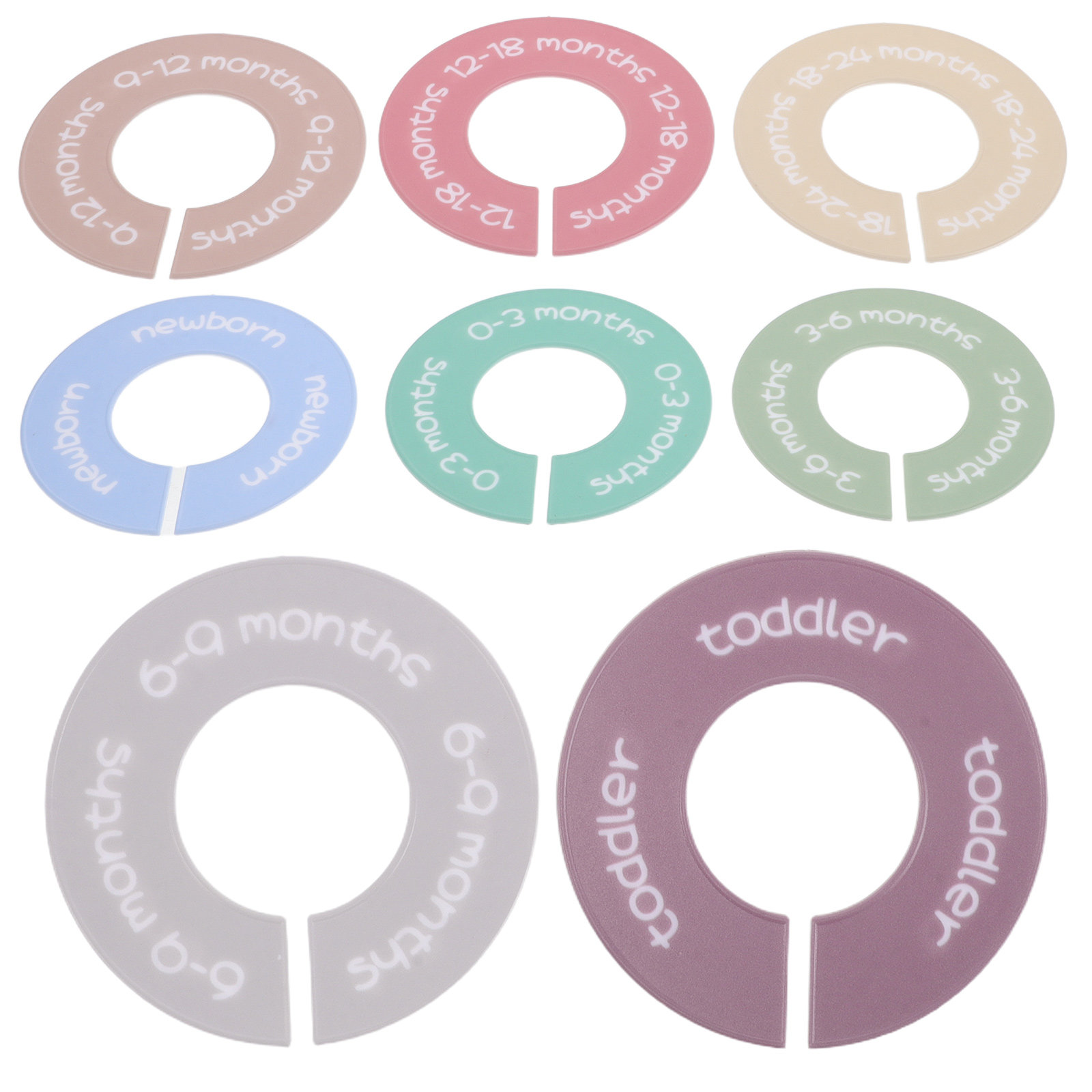 8Pcs Baby Closet Dividers Infa - Baby Clothing Wardrobe 评论和价格