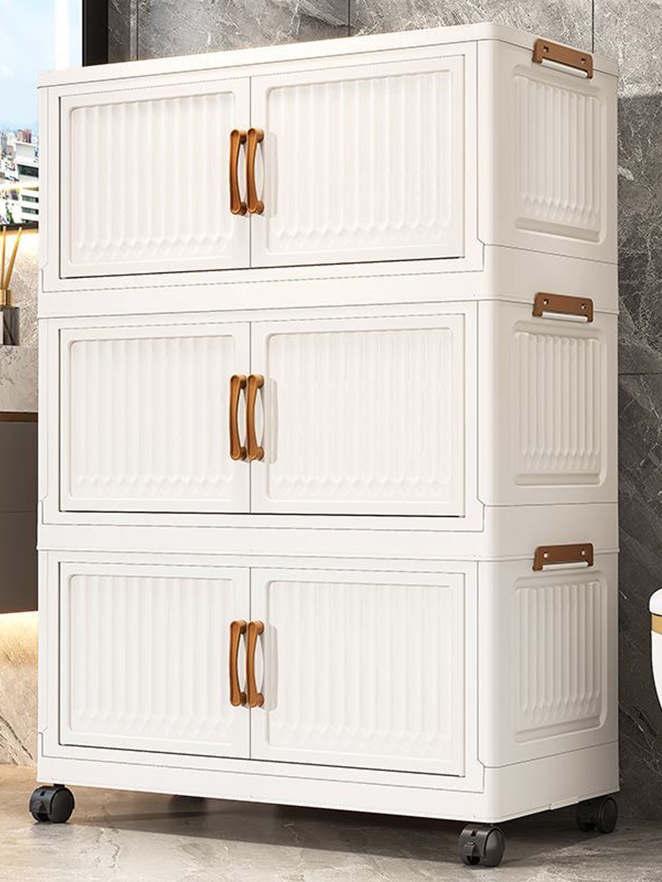 Foldable No-Install Multi-Laye - Baby Clothing Wardrobe 评论和价格