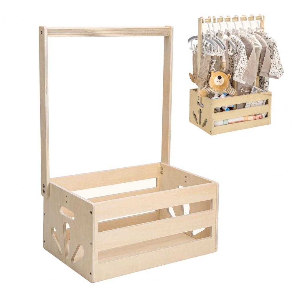 Storage Rack Unique Newborn Gi - Baby Clothing Rack Gift 评论和价格