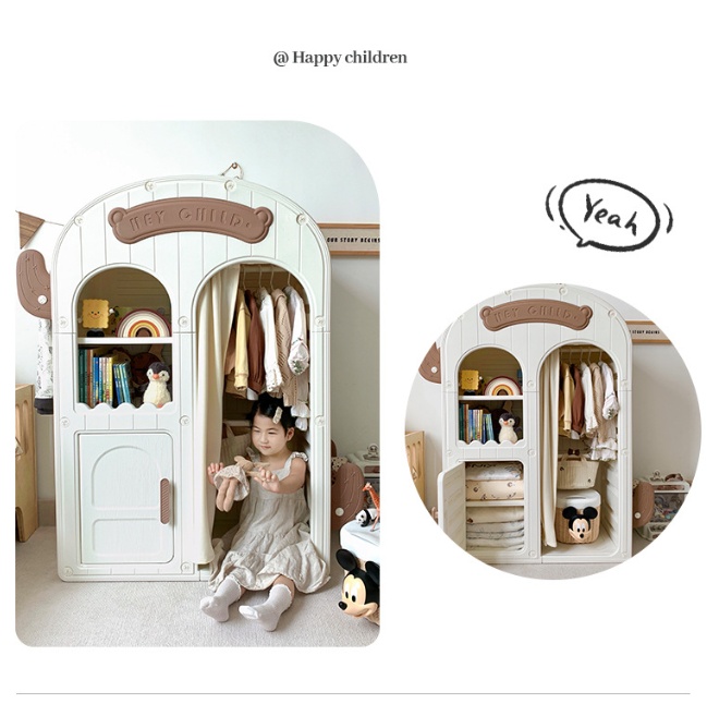 Children's Wardrobe Household  - Baby Clothing Wardrobe 评论和价格