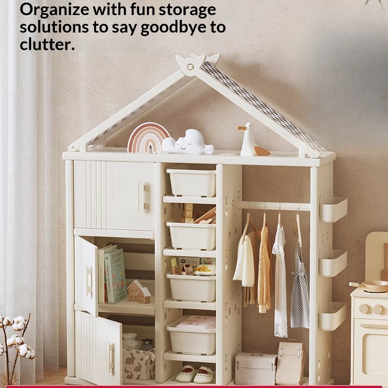 Kids Wardrobe Cabinet Space Sa - Baby Clothing Wardrobe 评论和价格